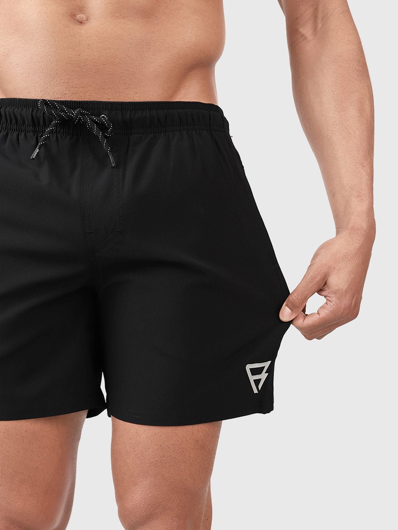 INTERSPORT Bru-conic Men Swim Shorts, Black