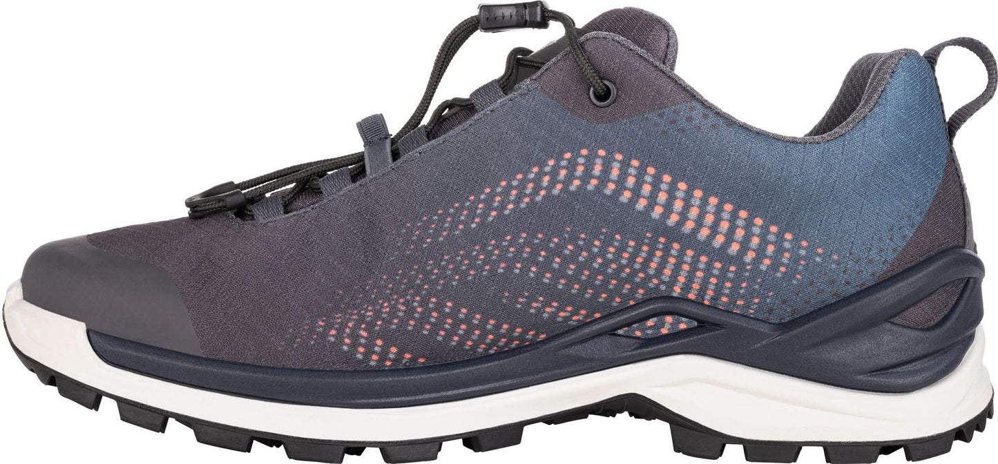 LOWA ZIRROX GTX LO SL WS, STAHLBLAU/MANDARINE