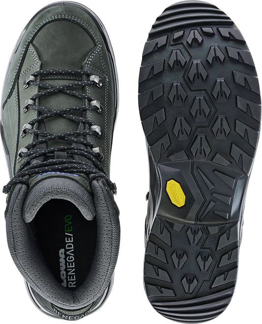 LOWA RENEGADE EVO GTX MID, ANTHRAZIT/STAHLBLAU