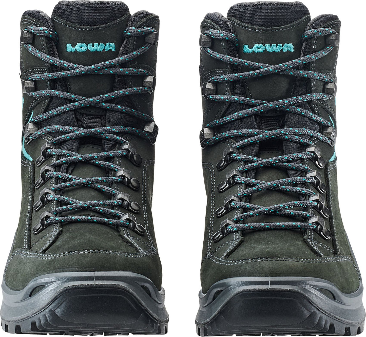 LOWA RENEGADE EVO GTX MID Ws, ASPHALT/TÜRKIS