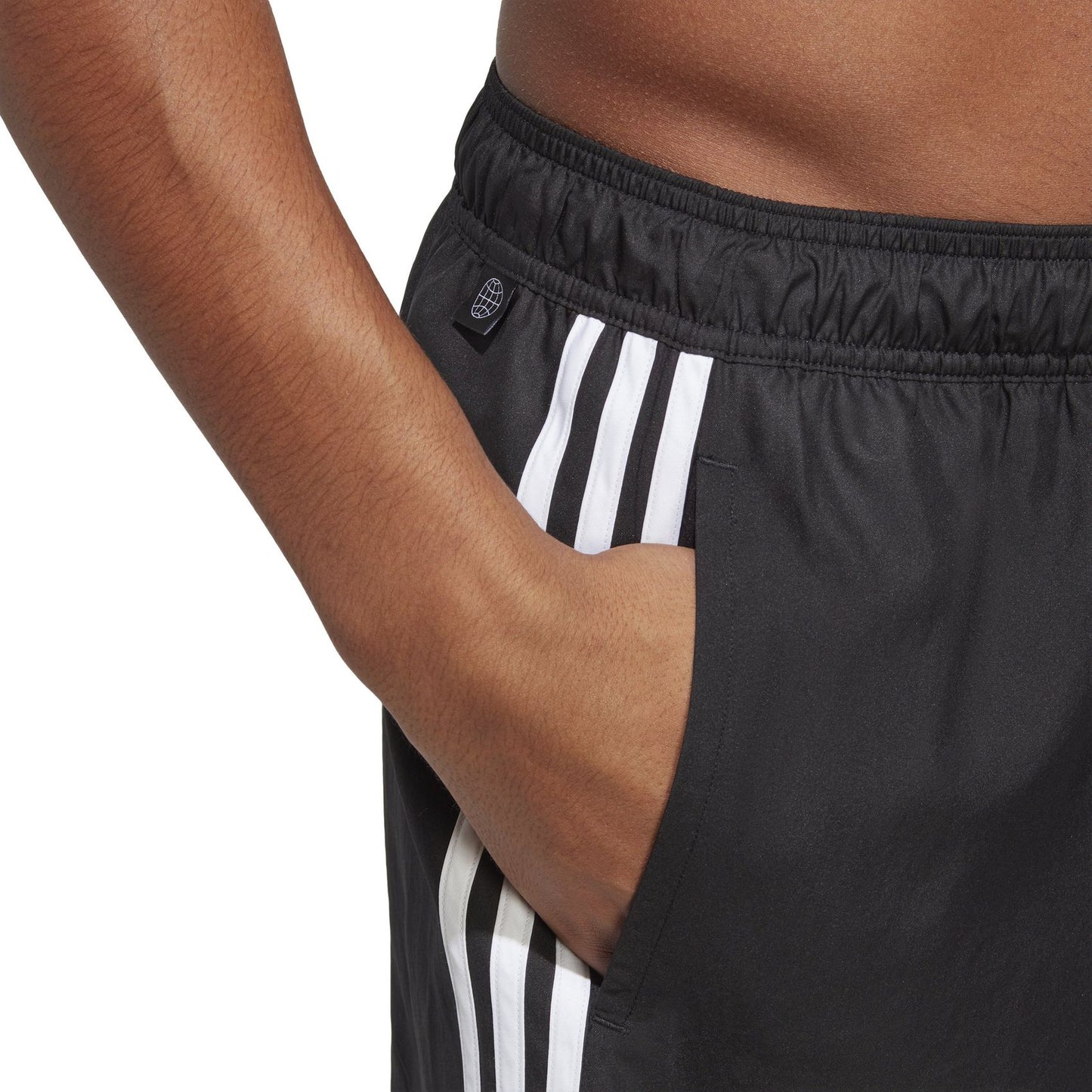 ADIDAS 3S CLX SH VSL, BLACK/WHITE