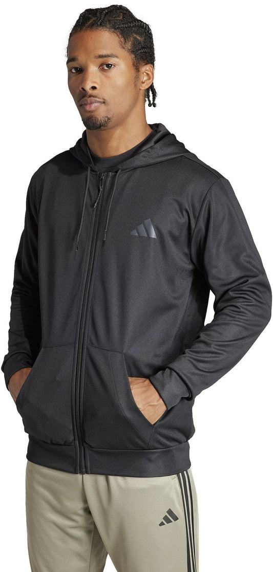 ADIDAS TR ESS SEA FZ H, BLACK