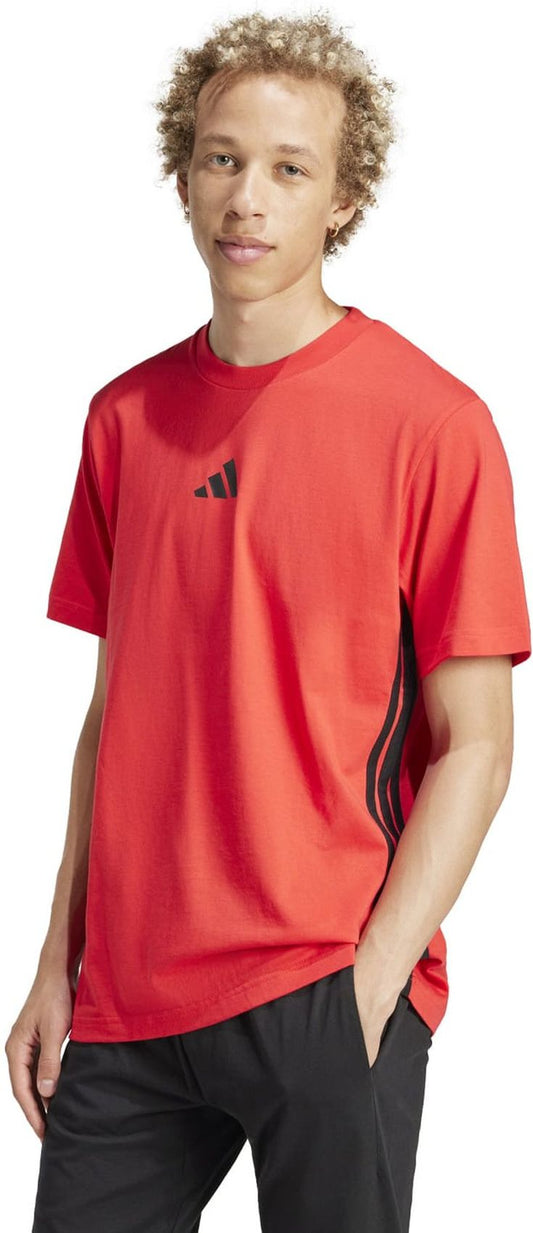 ADIDAS M 3S SJ T, PURRUB/BLACK