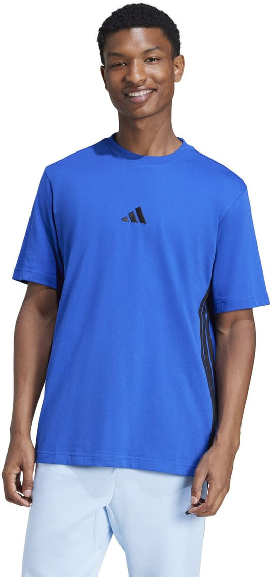 ADIDAS M 3S SJ T, ROYBLU/BLACK