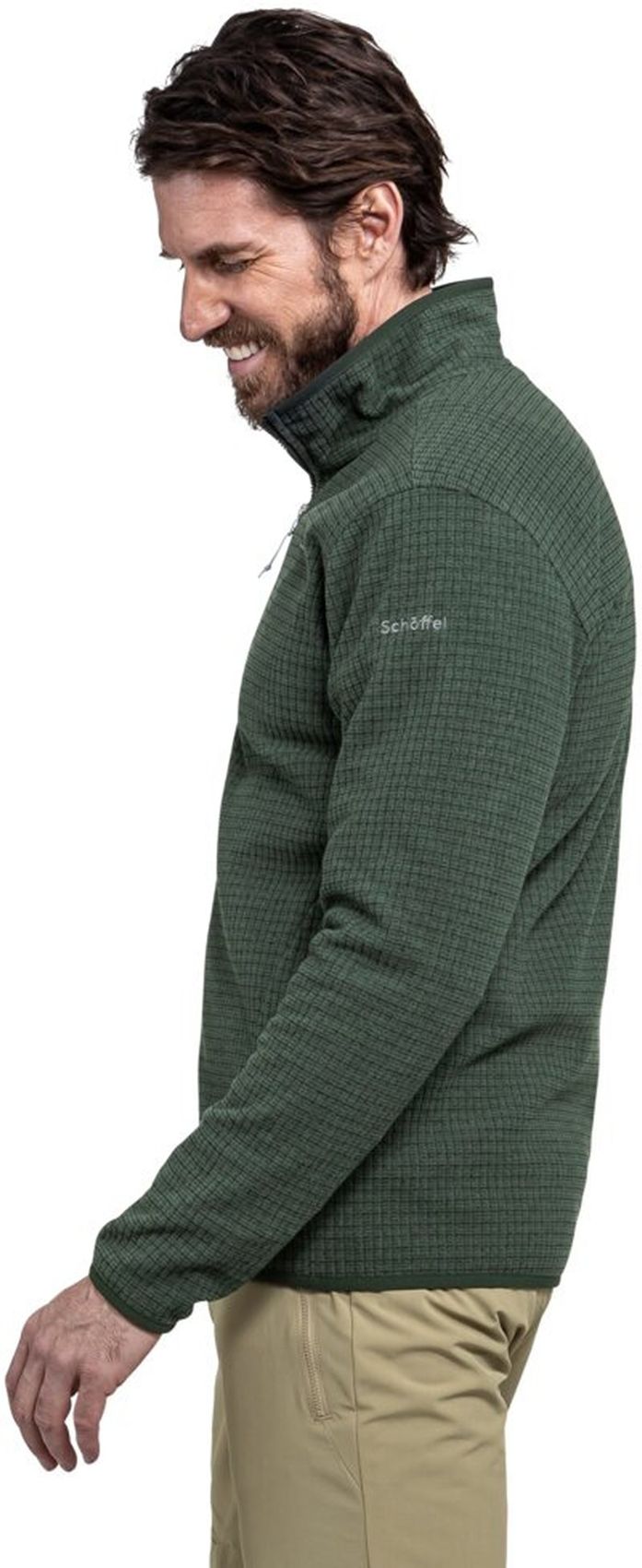 SCHÖFFEL CIRC Fleece Jk Style Terxa MNS, darkjade