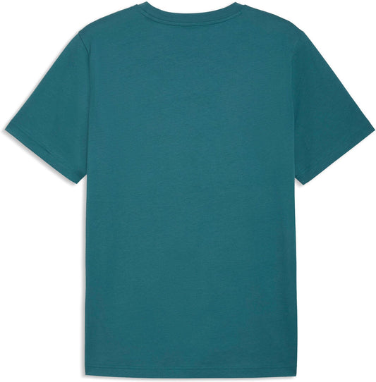PUMA ESS 2 COLOR Small No 1 Logo Tee, Emerald Ice