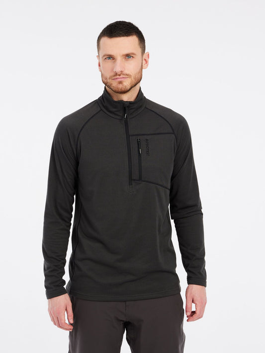 PROTEST PRTKODY 1/4 zip active top, Deep Grey