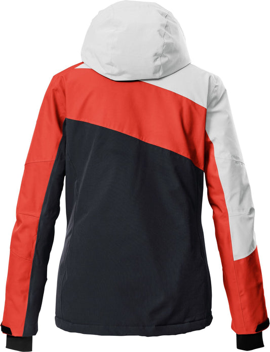KILLTEC KSW 26 WMN SKI JCKT, bright coral