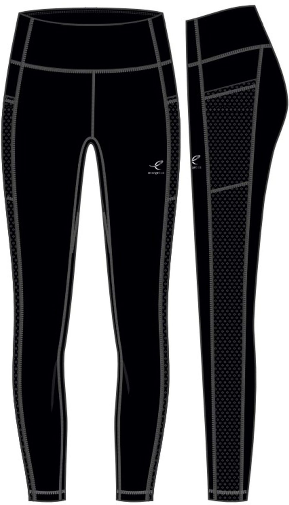 ENERGETCS Da.-Tight Kayla 1/1 W, BLACK