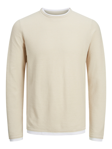 ONLY CARMAKOMA JORTWINN KNIT CREW NECK BLK