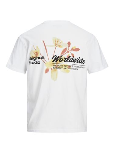 JACK & JONES JACK&JONES JORSEQUOIA GRAPHIC BACK SS CREW NECK