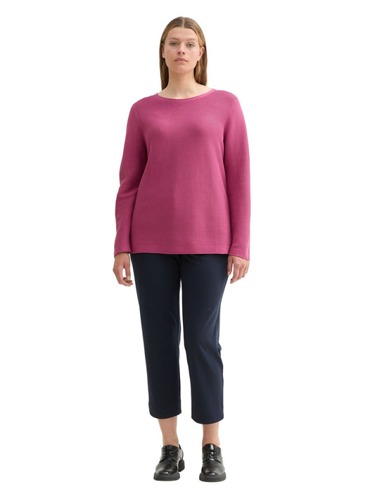 TOM TAILOR Plus Size - Strickpullover aus Bio-Baumwolle
