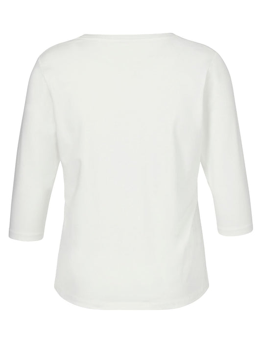 T-Shirt V-Ausschnitt 3/4 Arm
