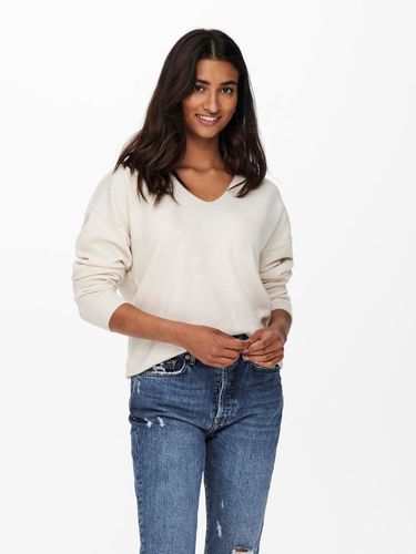 ONLY ONLY ONLRICA LIFE L/S V-NECK PULLO KNT NOOS