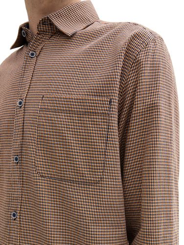 TOM TAILOR Regular Fit Hemd mit Hahnentrittmuster