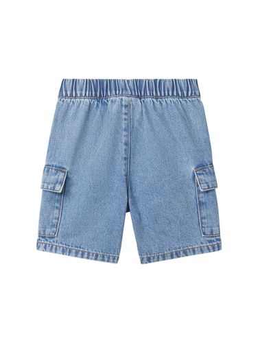 TOM TAILOR Cargo Jeansshorts mit recycelter Baumwolle