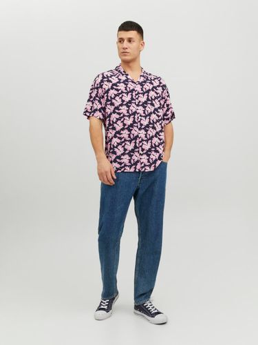 JACK & JONES JACK&JONES JORLUKE PALMA AOP RESORT SHIRT SS LN