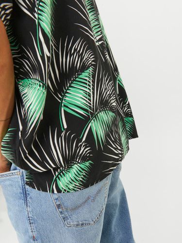 JACK & JONES JACK&JONES JORLUKE PALMA AOP RESORT SHIRT SS LN