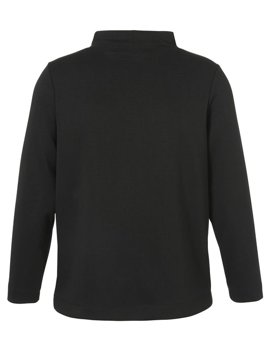 VIA APPIA Sweatshirt Stehkragen 1/1 Arm Taschen