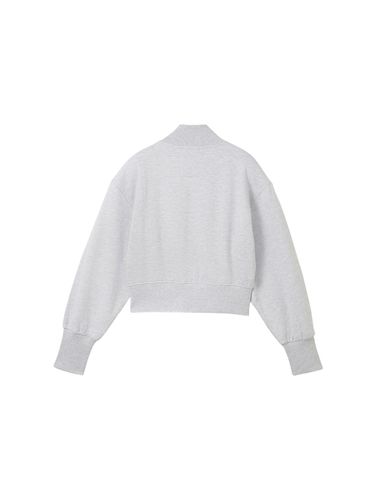 TOM TAILOR Cropped Sweatjacke mit Bio-Baumwolle