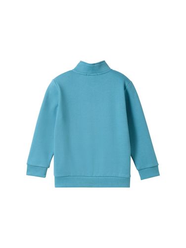 TOM TAILOR Sweatjacke mit Bio-Baumwolle