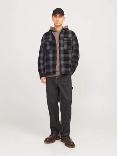 JACK & JONES JACK&JONES JCOTHEO CORDUROY CHECK OVERSHIRT LS