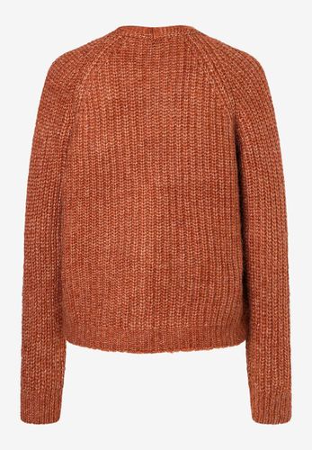 MORE & MORE Cardigan rusty brown melange Winter-Kollektion