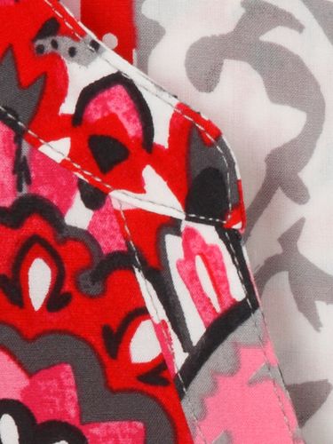 VIA APPIA Bluse V-Ausschnitt 1/1 Arm Druck