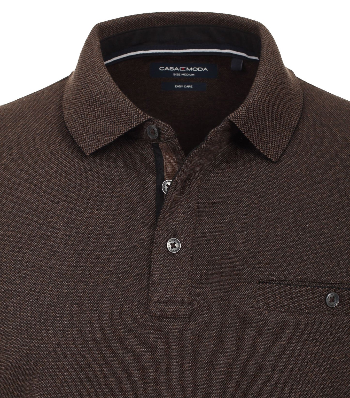 CASA MODA Polo-Shirt Langarm
