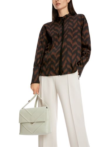 MARC CAIN Bluse mit Fischgrat-Dessin
