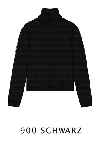 CLARINA Rollkragen-Pullover, 1/1 Arm
