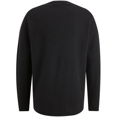PME PME LEGEND Long sleeve r-neck structured pique gd