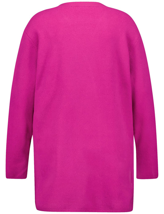 SAMOON Kuscheliger Long-Cardigan