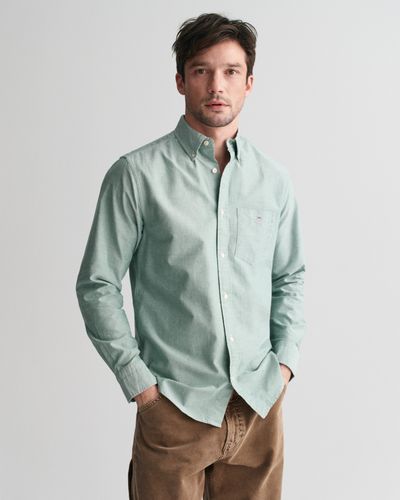 GANT Regular Fit Classic Oxford-Bluse