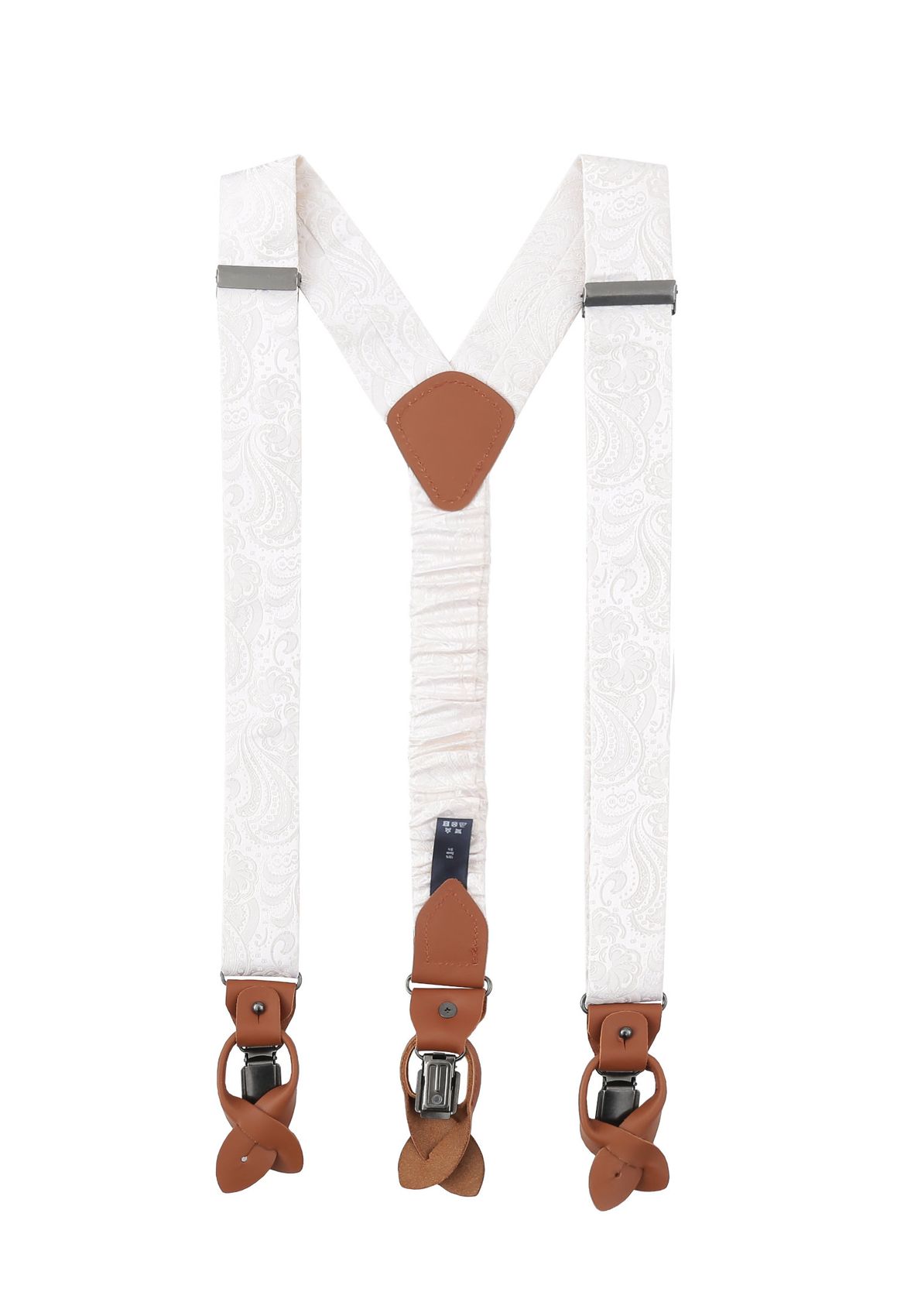 SEIDENFALTER Set Hosenträger+Fliege Paisley