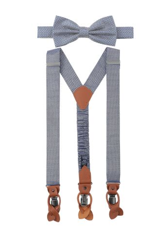 PRINCE BOWTIE Set Hosenträger+Fliege Micro