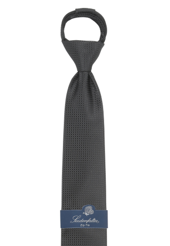 SEIDENFALTER Zipp Krawatte Trauer 7cm