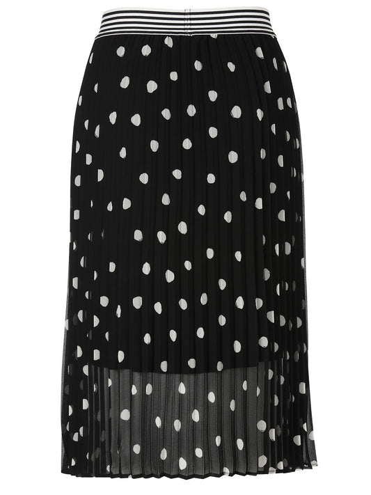 FRAPP Rock lang Druck Plissee