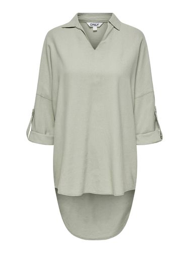 ONLY ONLY ONLCARO 3/4 LINEN BL TUNIC CC PNT