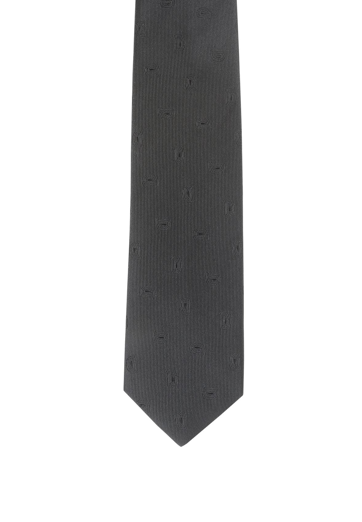 SEIDENFALTER Trauer Krawatte 8cm XXL