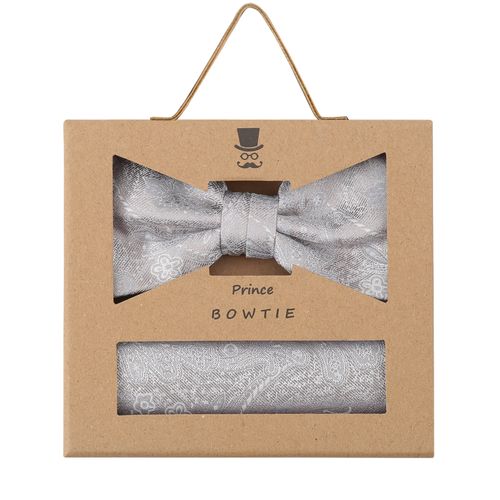PRINCE BOWTIE Set Fliege + Einstecktuch Default Title