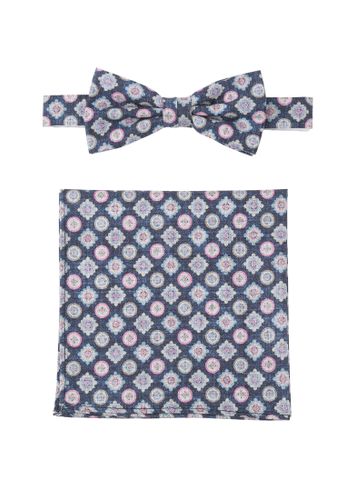 PRINCE BOWTIE Set Fliege + Einstecktuch