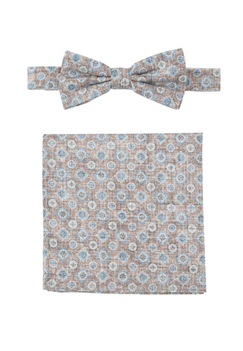 PRINCE BOWTIE Set Fliege + Einstecktuch