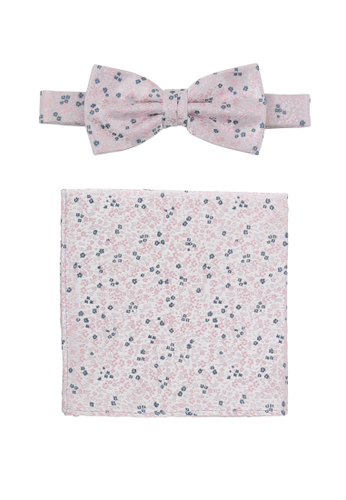 SEIDENFALTER Set Fliege + Einstecktuch