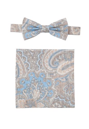 PRINCE BOWTIE Set Fliege + Einstecktuch