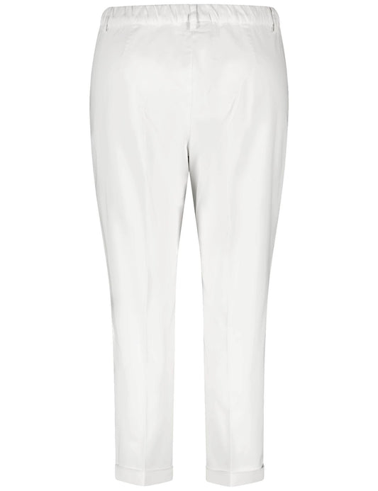 SAMOON 7/8 Hose aus Baumwoll-Stretch Greta