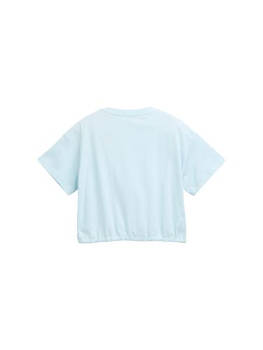 TOM TAILOR Cropped T-Shirt mit Kordelzug