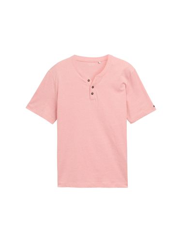 TOM TAILOR Henley T-Shirt aus Baumwolle L