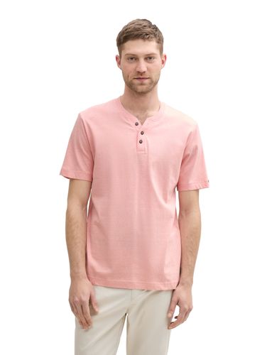 TOM TAILOR Henley T-Shirt aus Baumwolle
