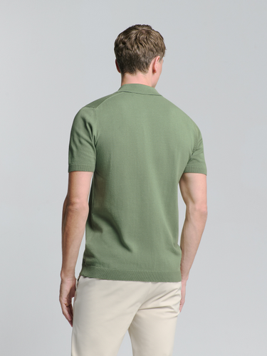 NO EXCESS Pullover Short Sleeve Polo V Solid